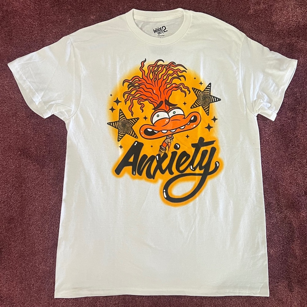 Inside Out 2 ANXIETY t shirt Size L